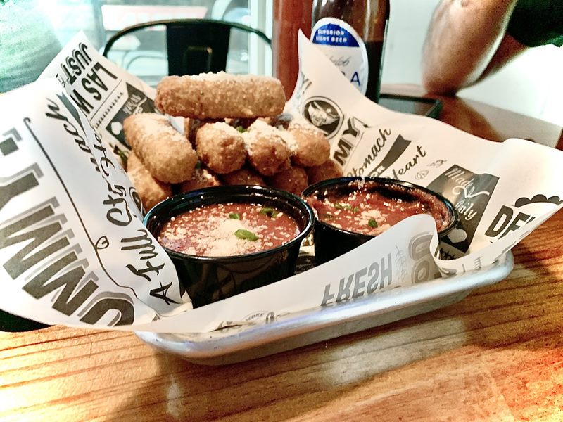 Las wings quesadillas & more food